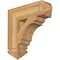 Ekena Millwork Olympic Arts & Crafts Rough Sawn Bracket, Western Red Cedar, 6"W x 22"D x 22"H BKT06X22X22OLY03RWR - alternate 1